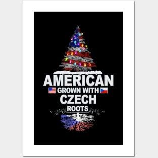 Christmas Tree  American Grown With Czech Roots - Gift for Czech From Czech Republic Posters and Art